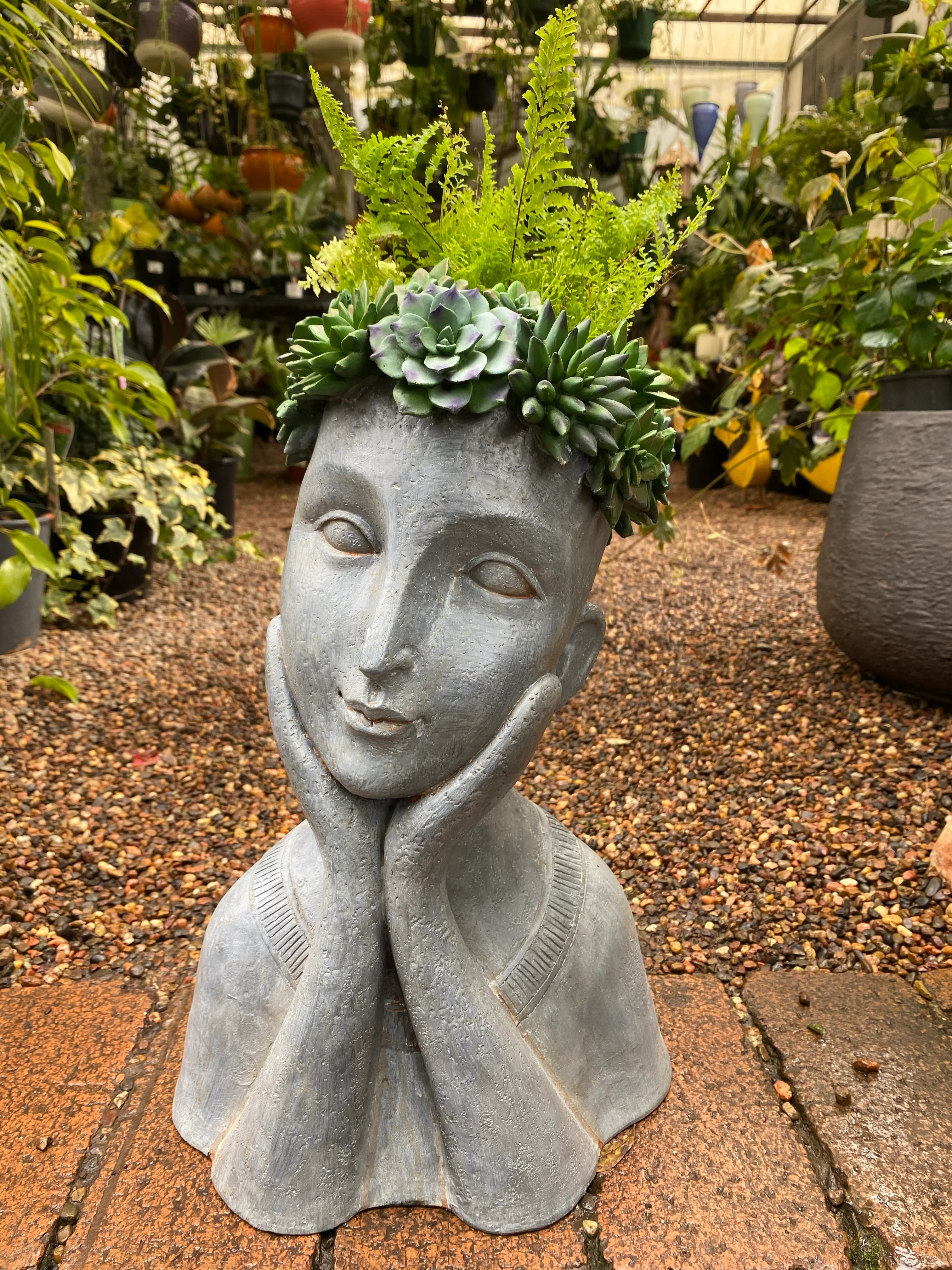 Head Planter Girl Leaning Right - Image 4