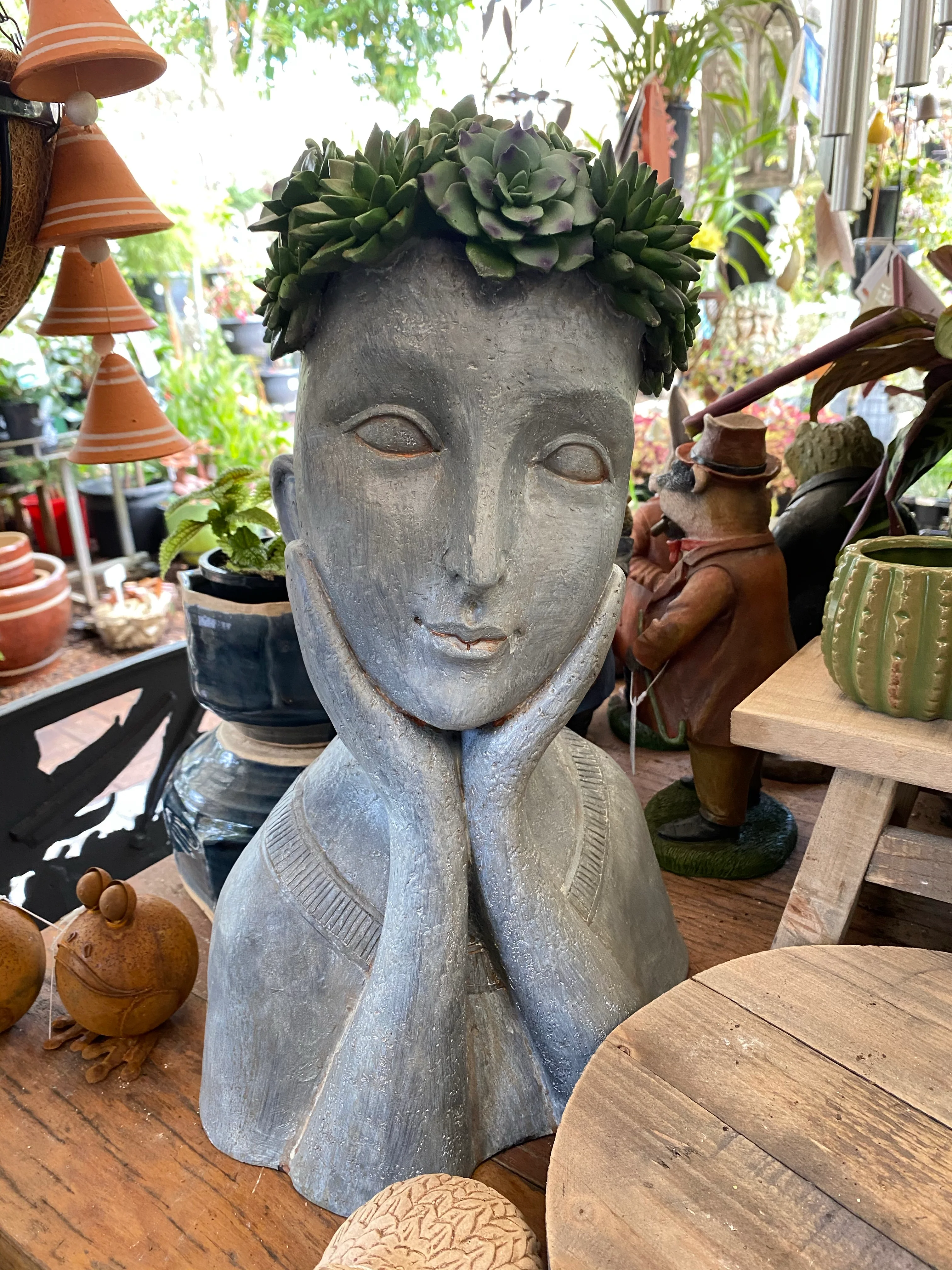 Head Planter Girl Leaning Right - Image 6